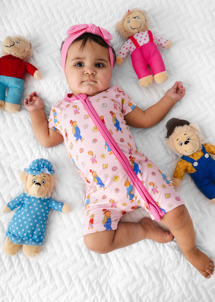Berenstain Bears® Floral Bamboo Shortie Romper