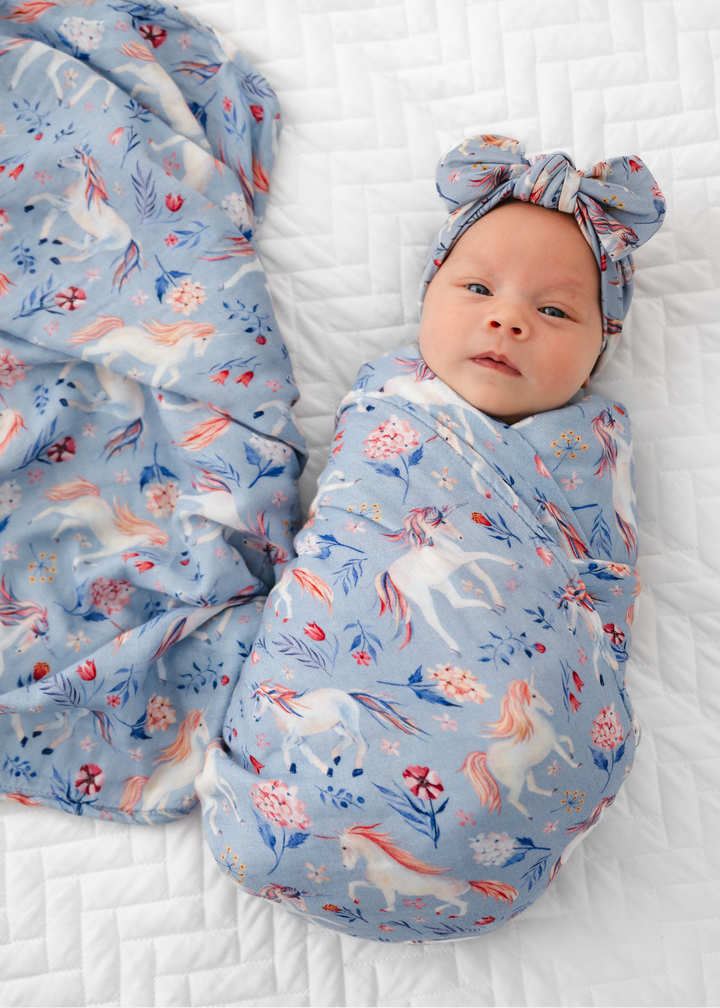 Unicorns Swaddle Blanket