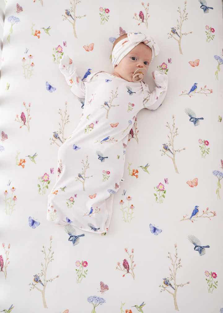 Willow Garden Bamboo Newborn Gown