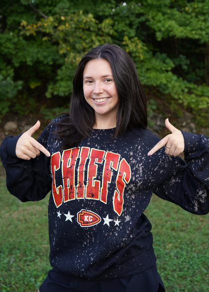 KANSAS CITY CHIEFS Women's Crewneck Sweatshirt