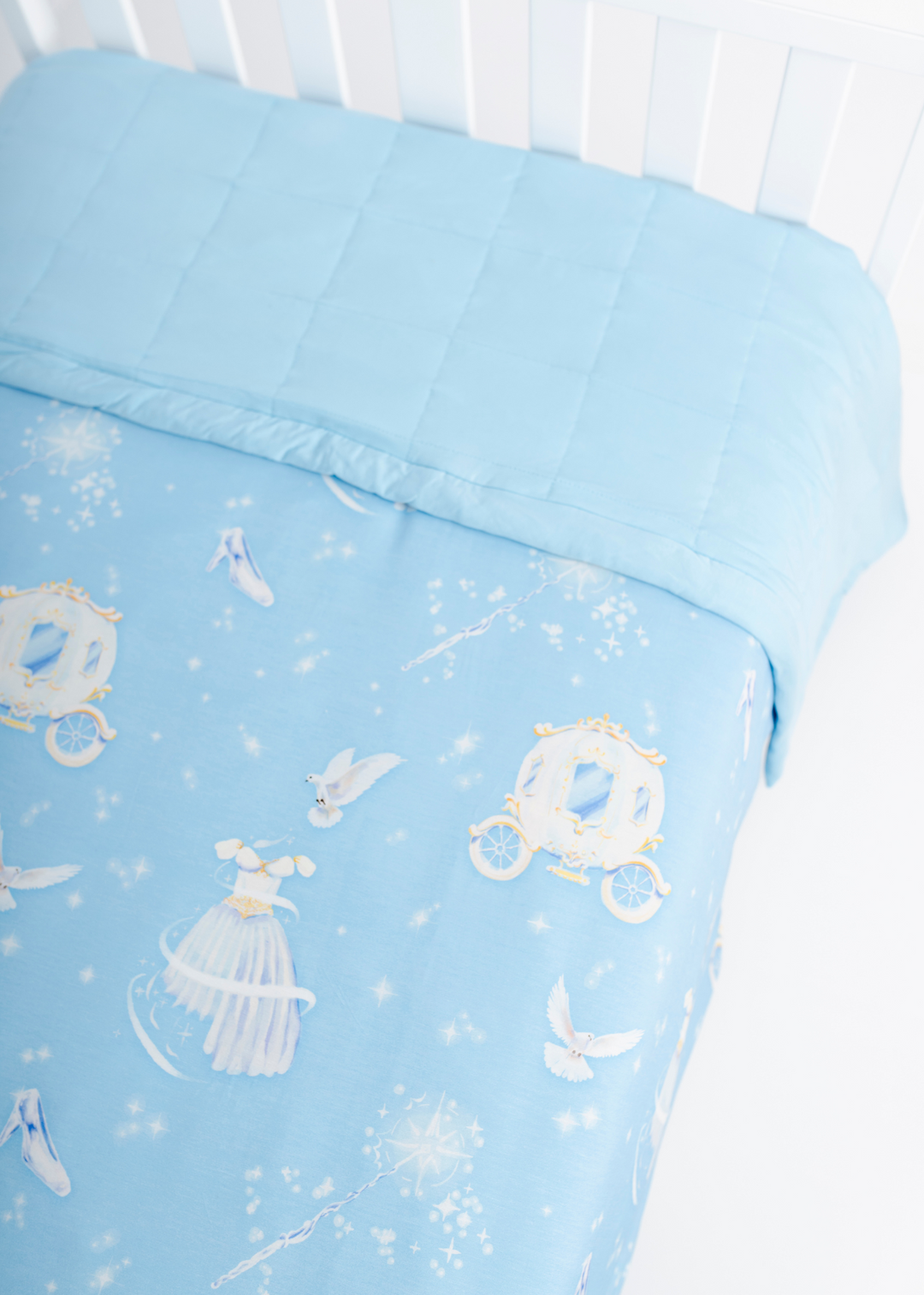 Cinderella Large Quilted Bamboo Blanket