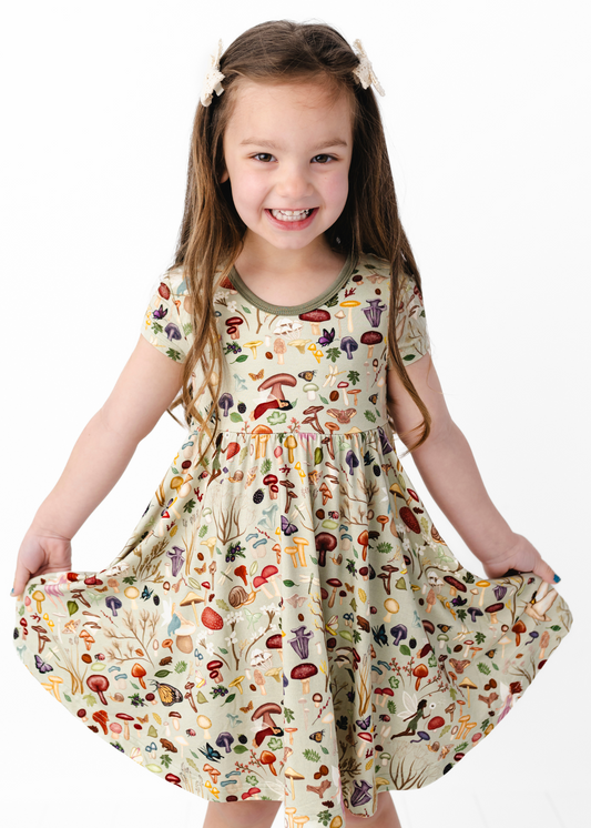 The Fairies Short Sleeve Twirl Dress