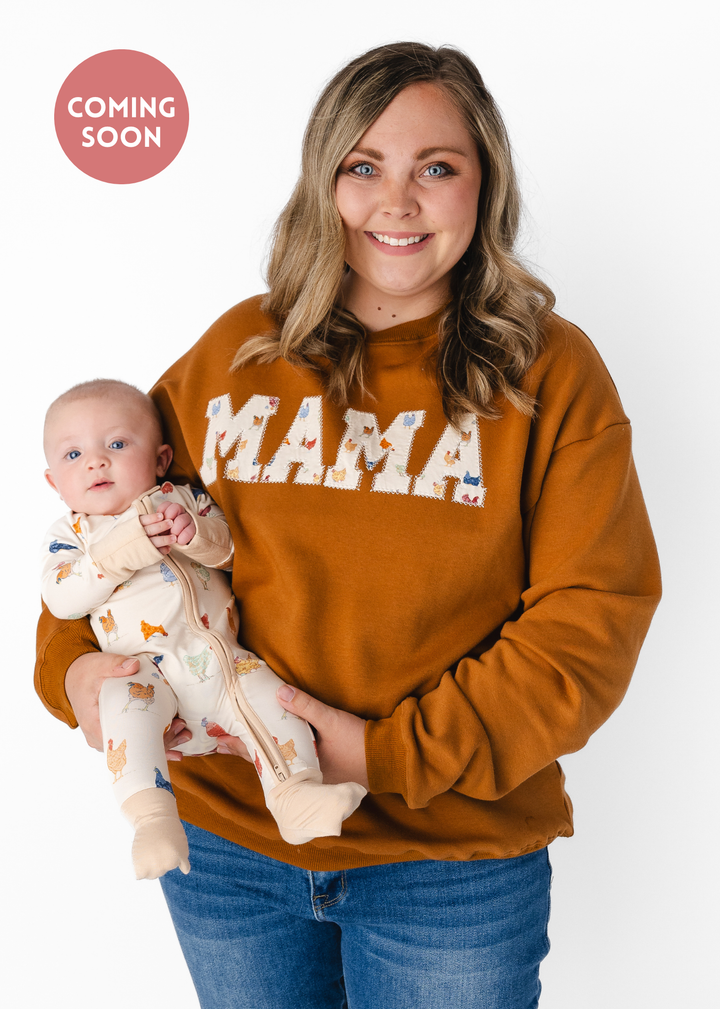 MAMA Crewneck Sweatshirt - Chickens