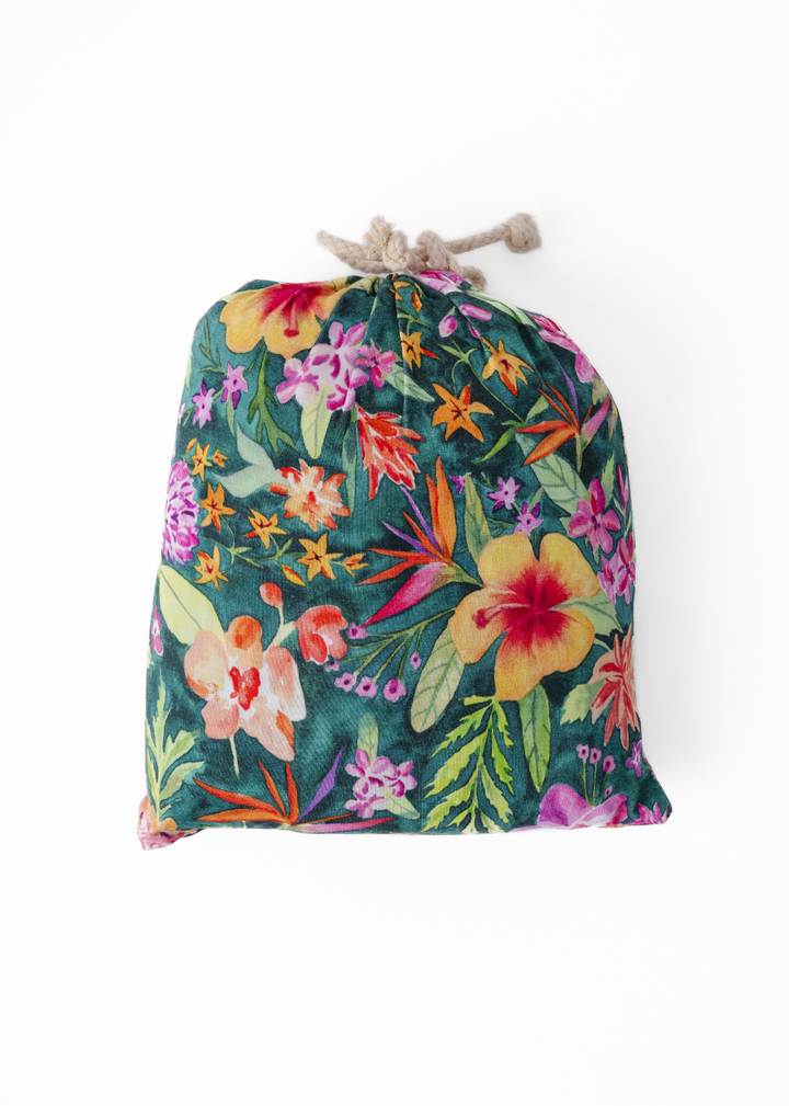Ashley Floral Bamboo Crib Sheet