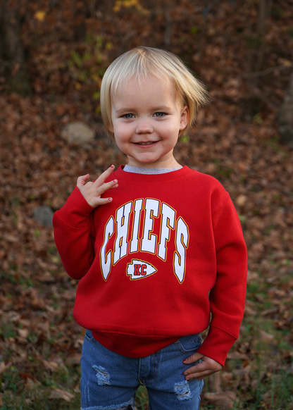 KANSAS CITY CHIEFS Red Child Sweatshirt