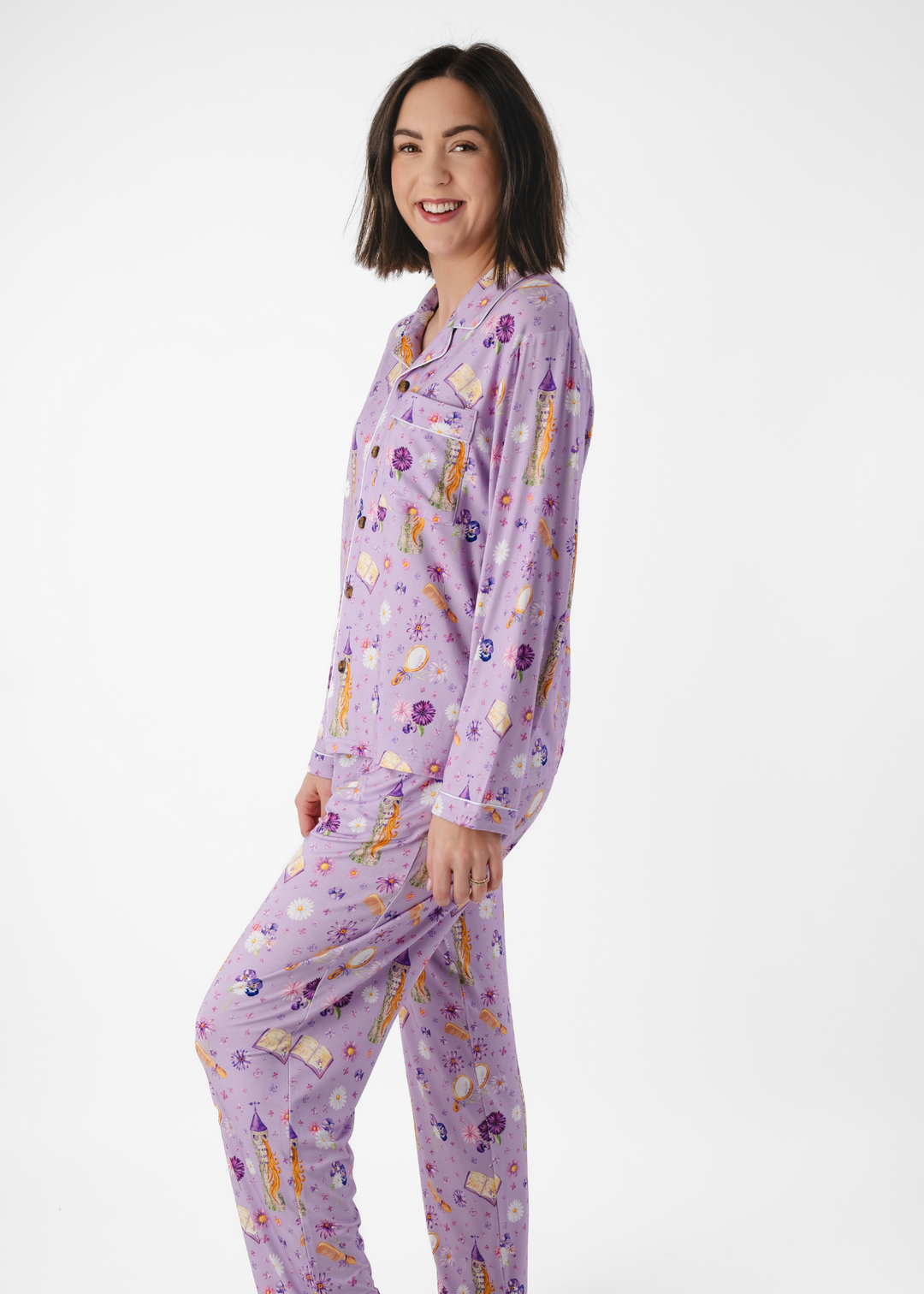 Rapunzel Adult Bamboo Formal Pajama Lounge Set *PREORDER*