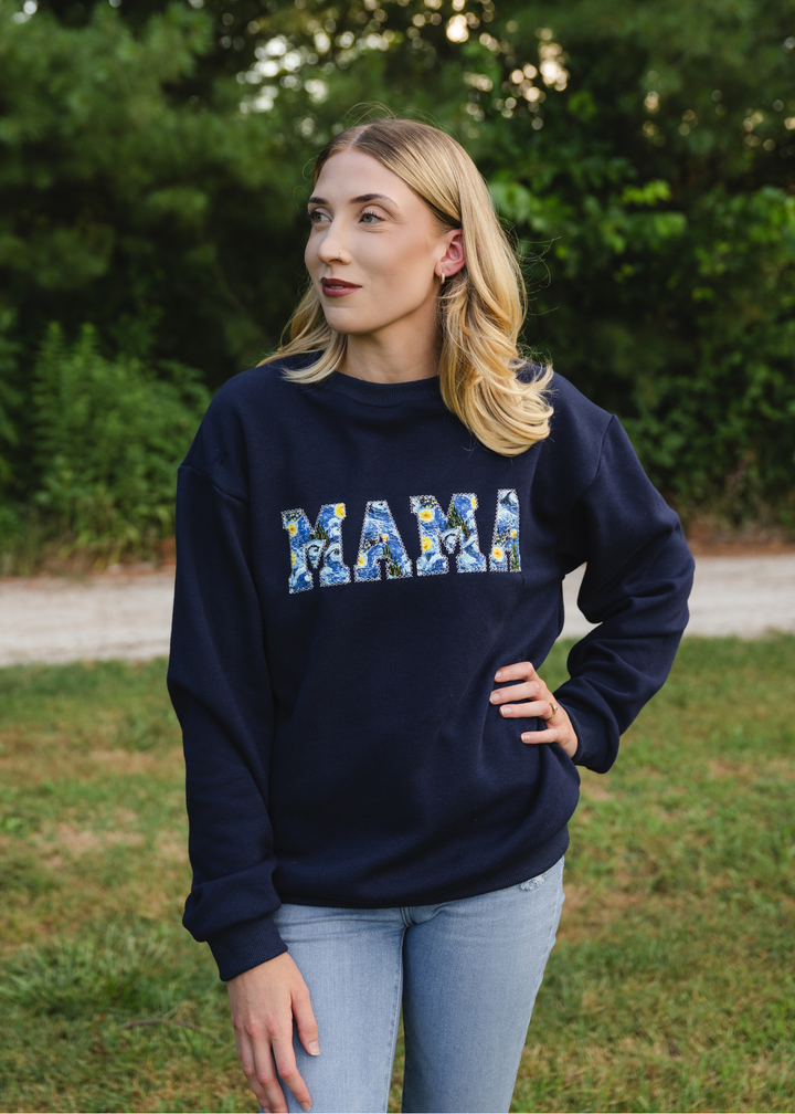 MAMA Crewneck Sweatshirt - Starry Night