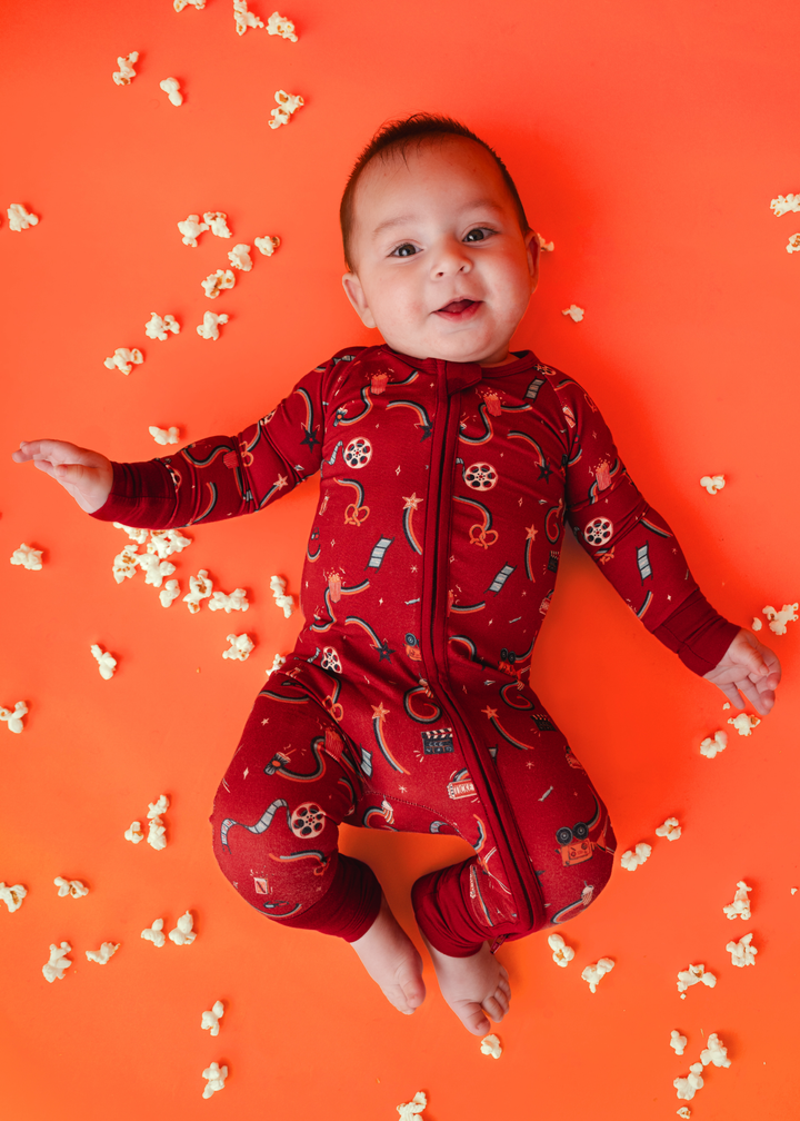 Movie Night Bamboo Zippered Sleeper