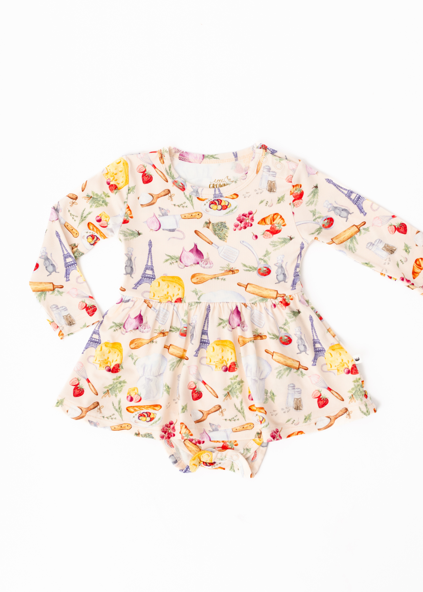 Tiny Chef Long Sleeve Baby Dress