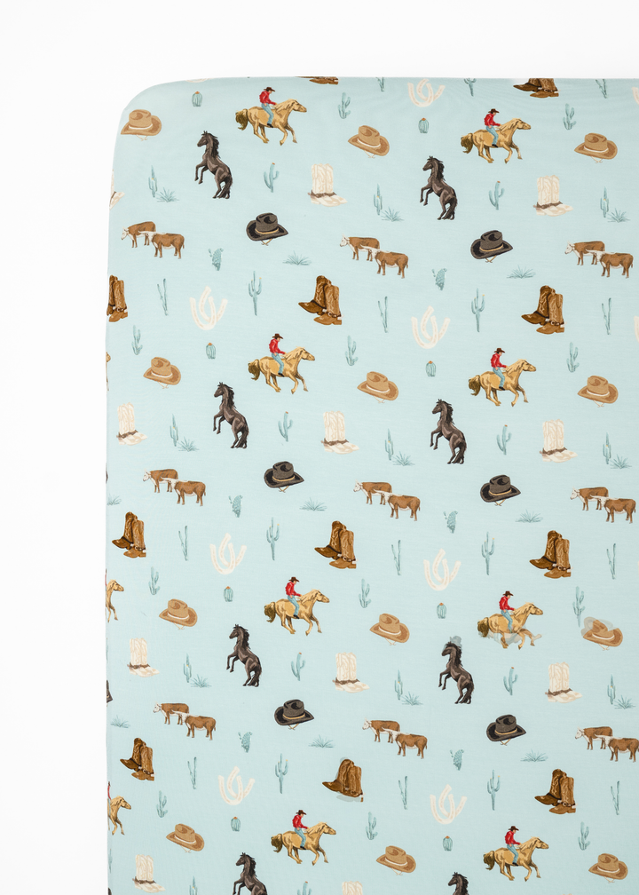 Western Bamboo Crib Sheet