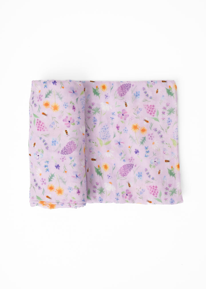 Gigi Floral Swaddle Blanket