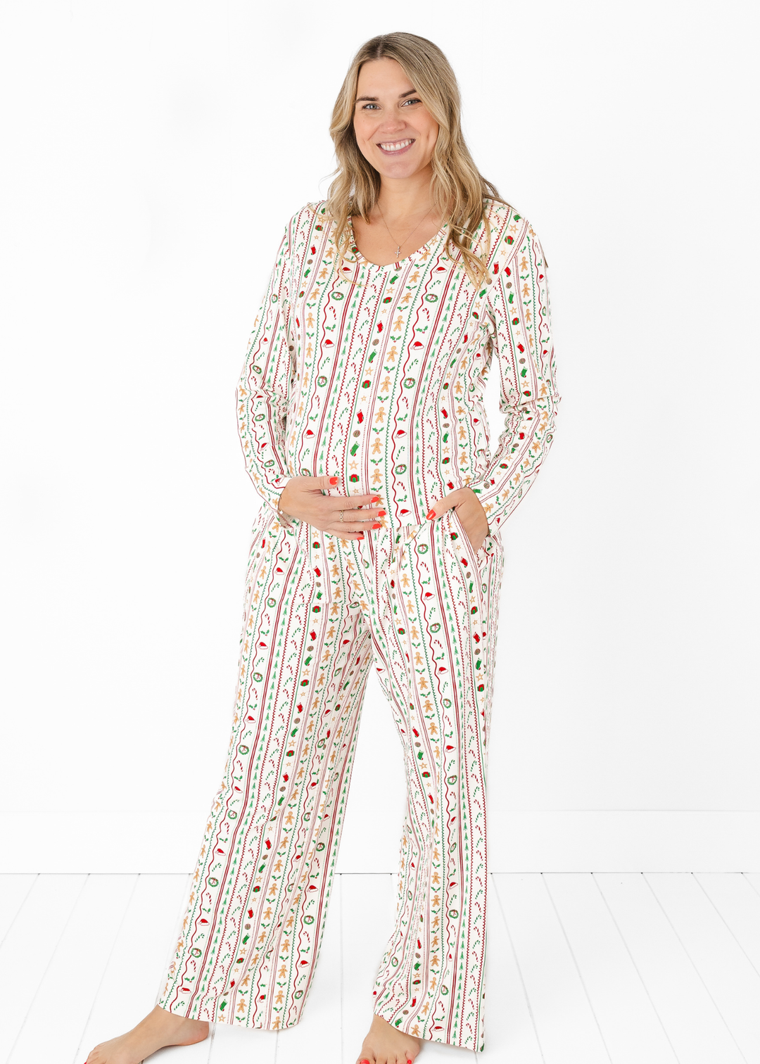 *PREORDER" White Christmas Women's Cozy Pajama Set