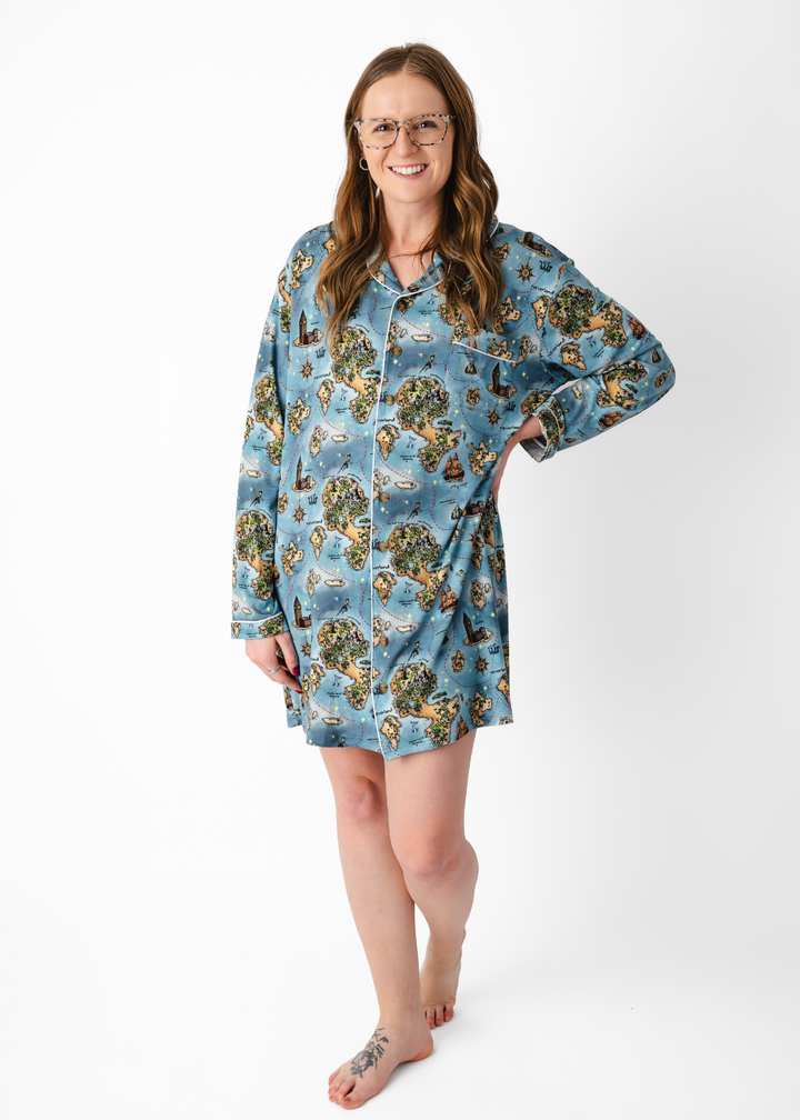 Neverland Women's Long Sleeve Nightgown  *PREORDER*