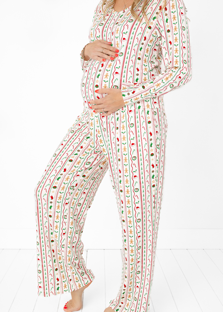 *PREORDER" White Christmas Women's Cozy Pajama Set
