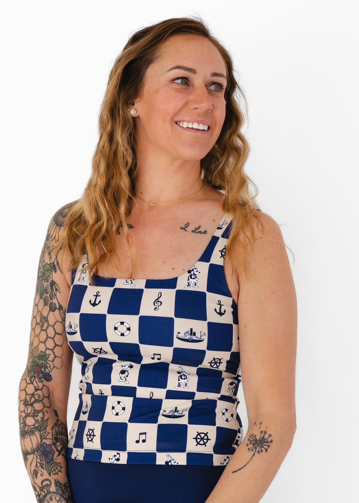 Steamboat Willie Women's Athletic Tank Top