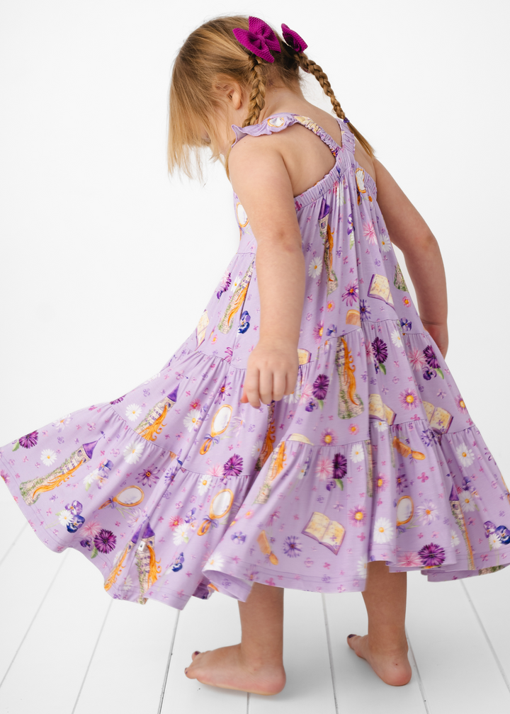 Rapunzel Bamboo Tiered Twirl Dress