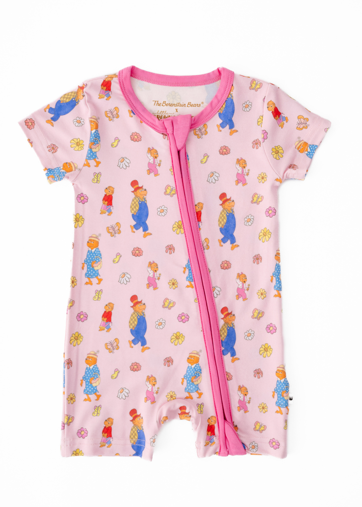 Berenstain Bears® Floral Bamboo Shortie Romper