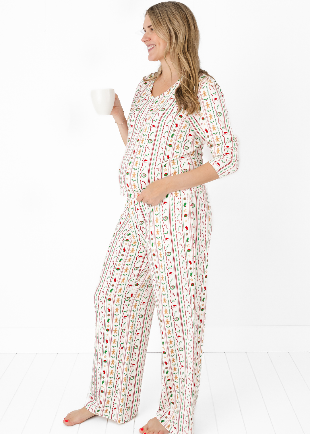 *PREORDER" White Christmas Women's Cozy Pajama Set