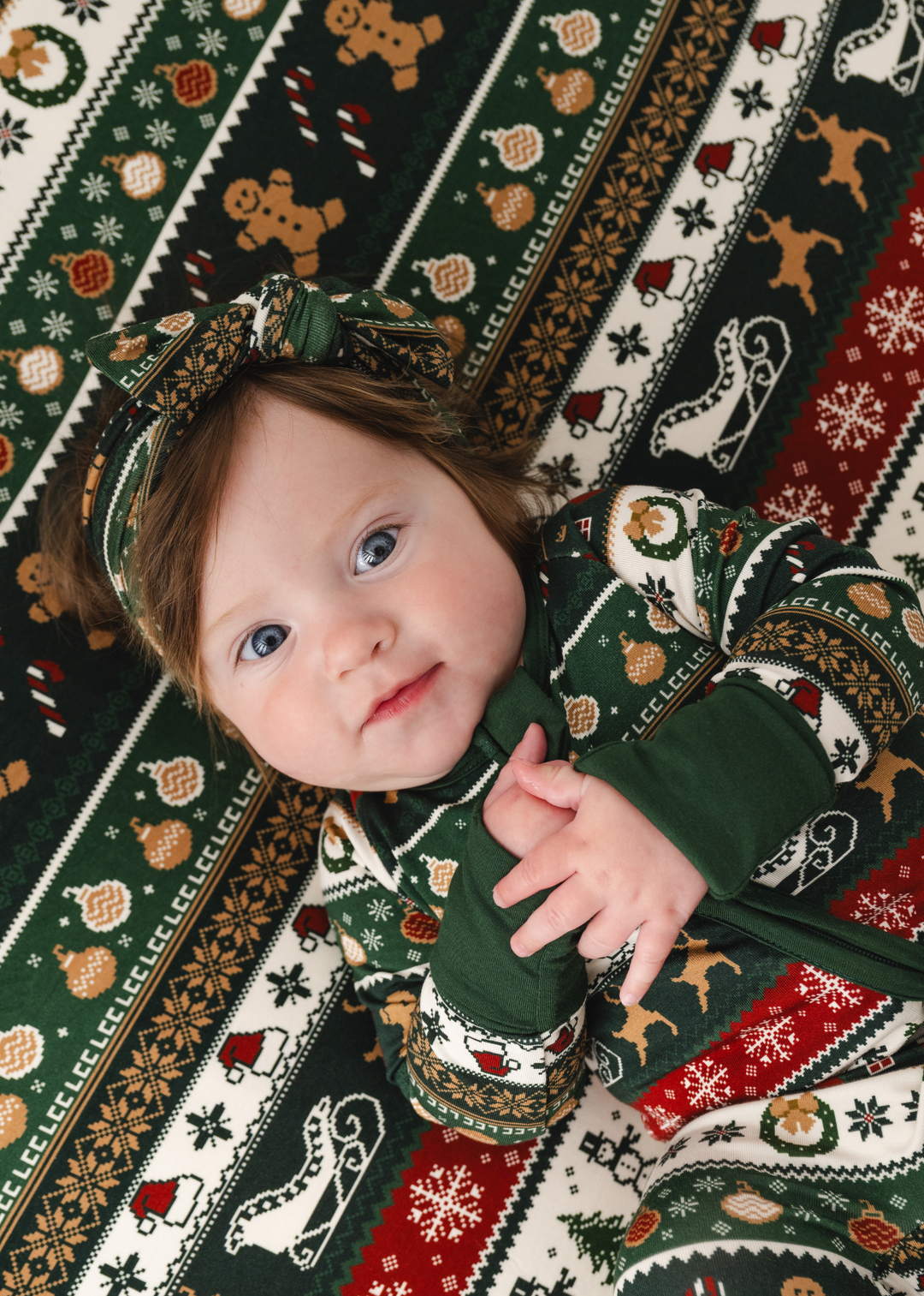 Classic Christmas Hair Bow