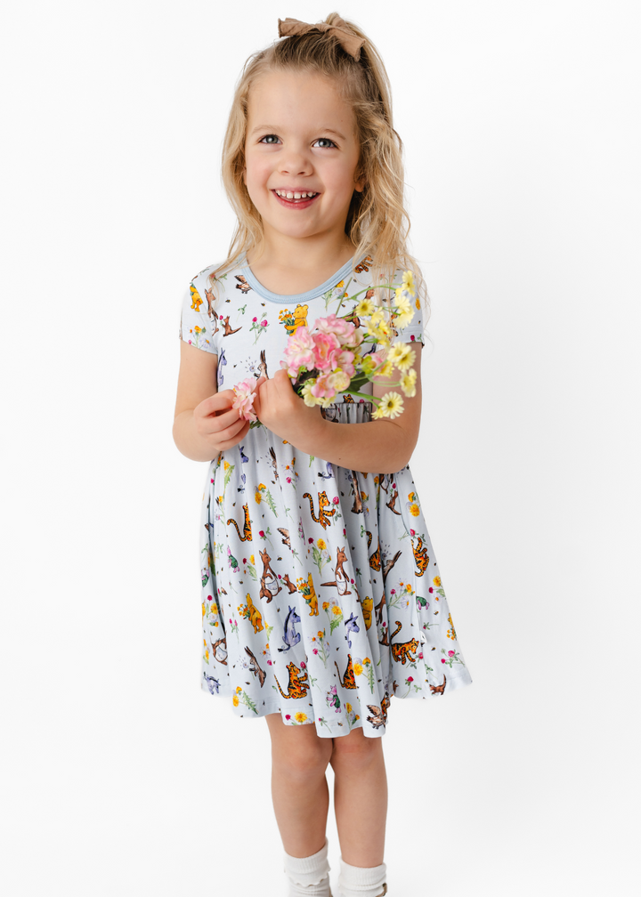 Winnie-the-Pooh in Bloom Bamboo Twirl Dress