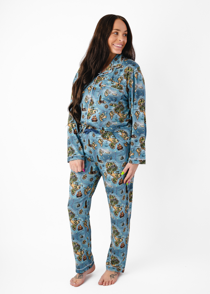 Neverland Adult Bamboo Formal Pajama Lounge Set *PREORDER*