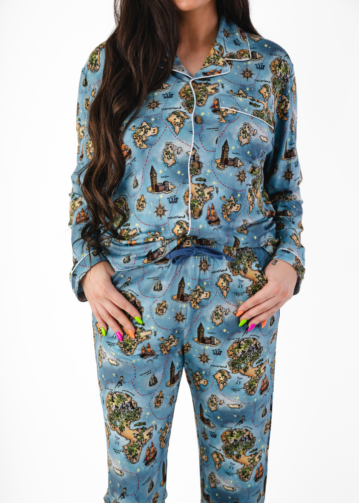 Neverland Adult Bamboo Formal Pajama Lounge Set *PREORDER*