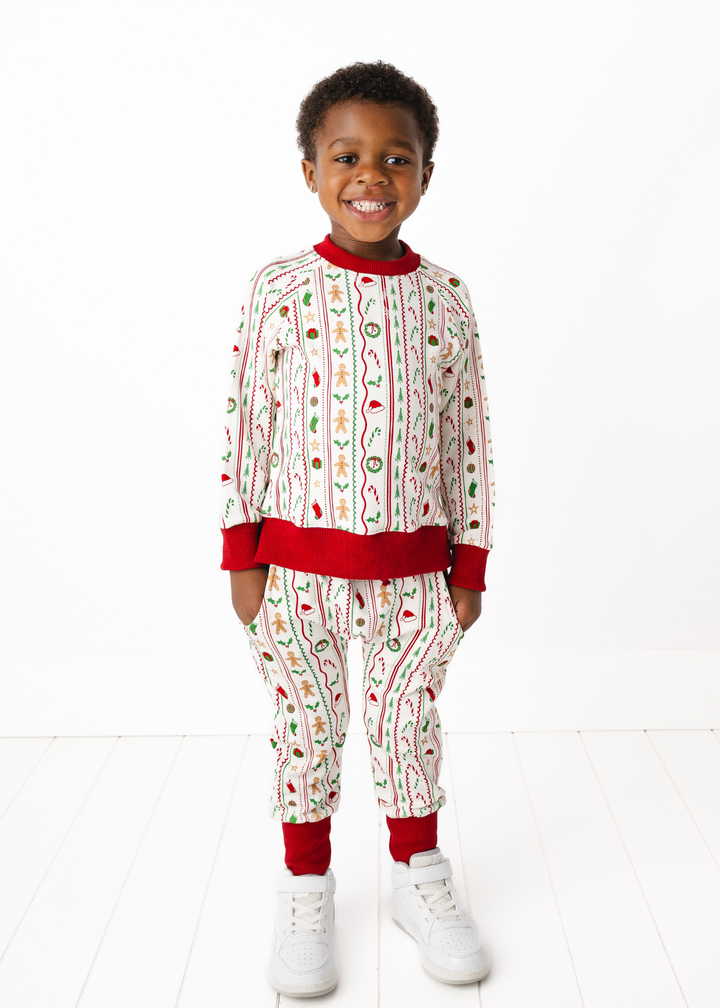 *PREORDER* White Christmas Kids Jogger Set