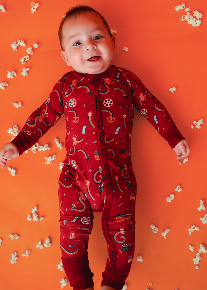 Movie Night Bamboo Zippered Sleeper