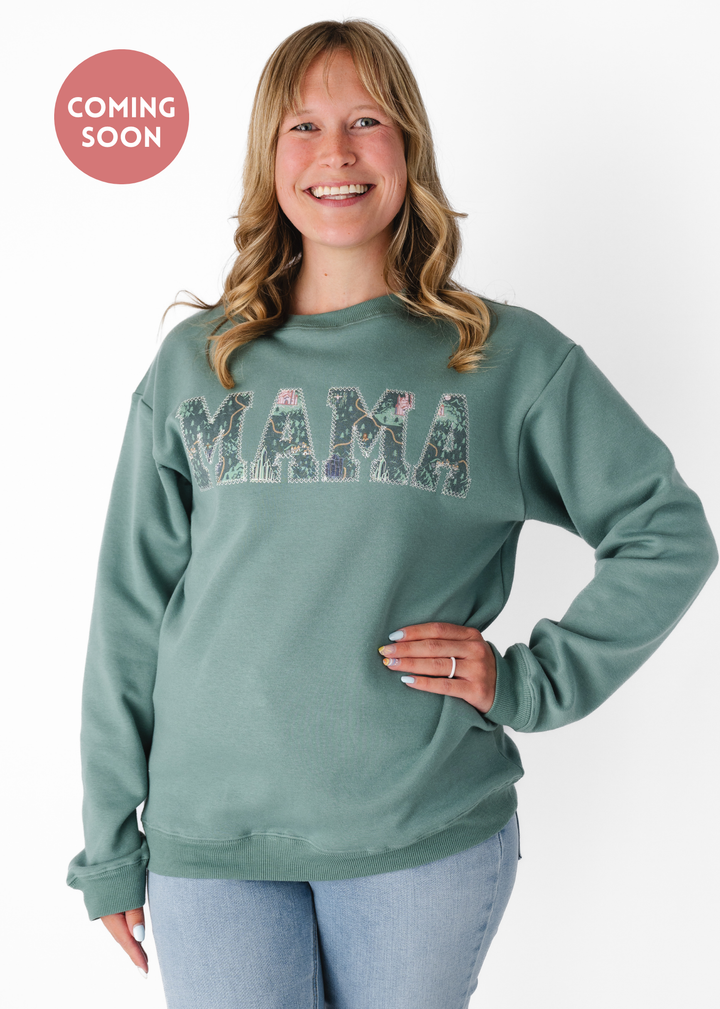 MAMA Crewneck Sweatshirt - Emerald City