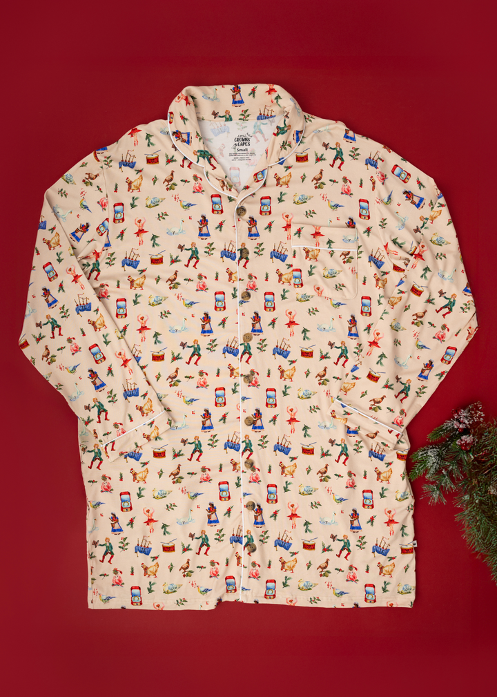 12 Days of Christmas Women's Long Sleeve Nightgown