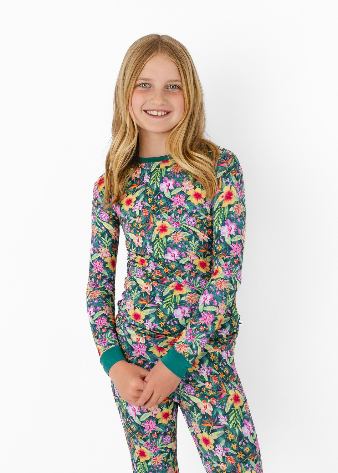 Ashley Floral Bamboo Pajama Set