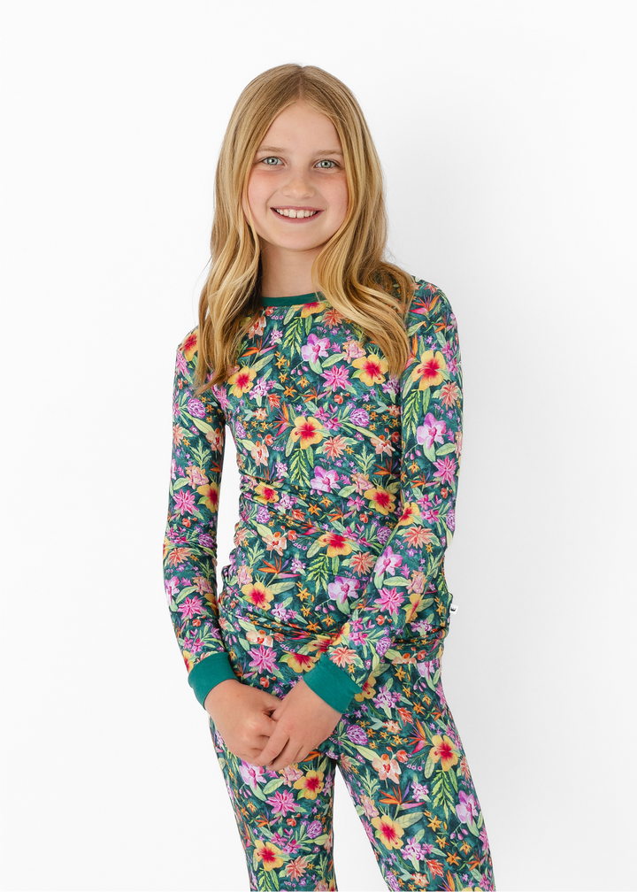 Ashley Floral Bamboo Pajama Set