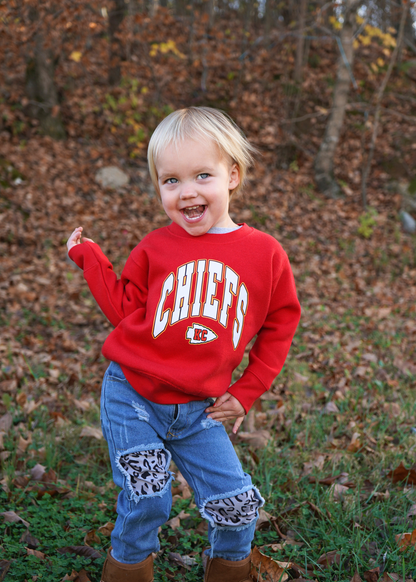 KANSAS CITY CHIEFS Red Child Sweatshirt