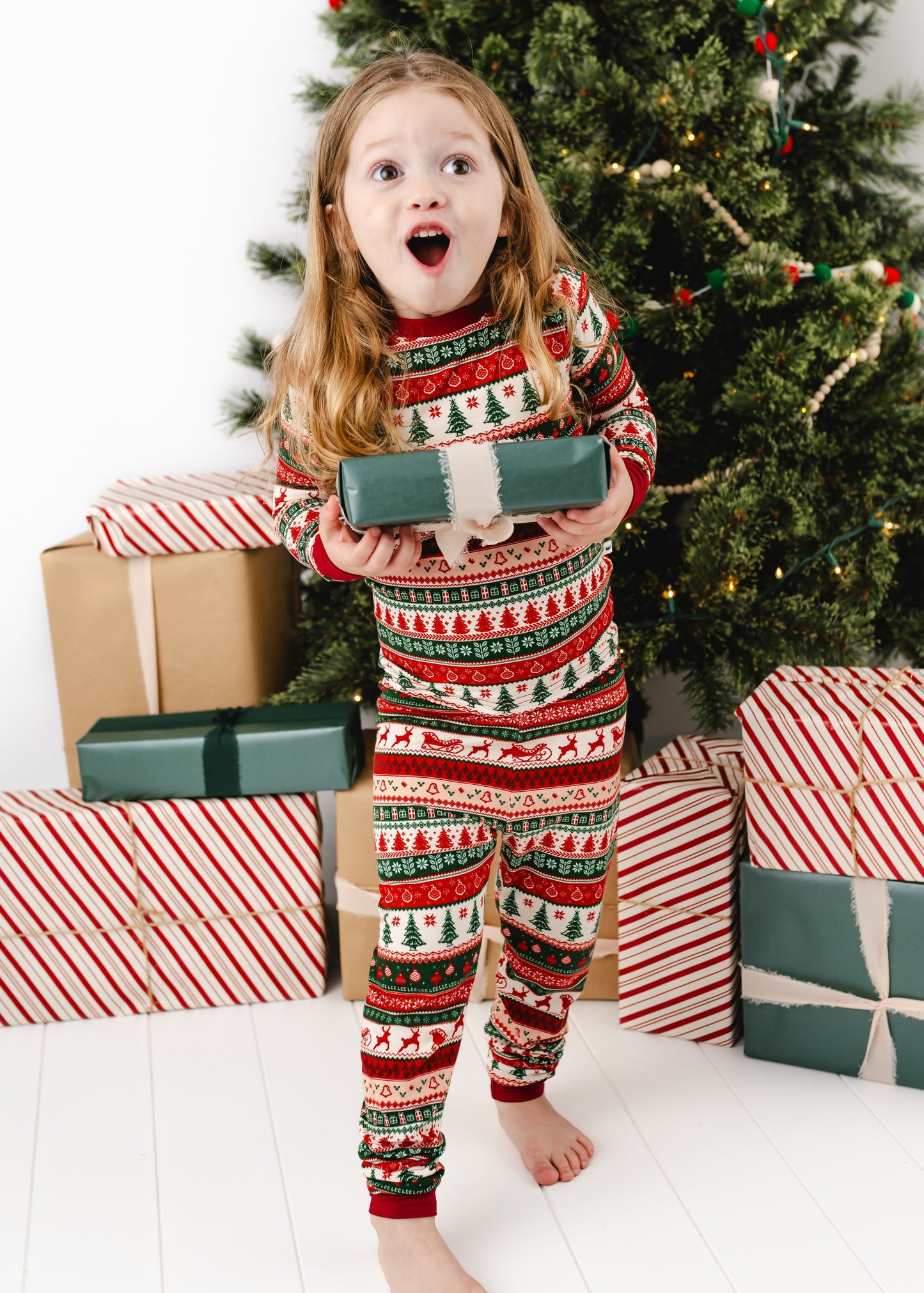 Classic Christmas Bamboo Jammies