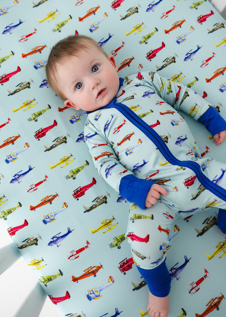 Vintage Airplanes Bamboo Sleeper