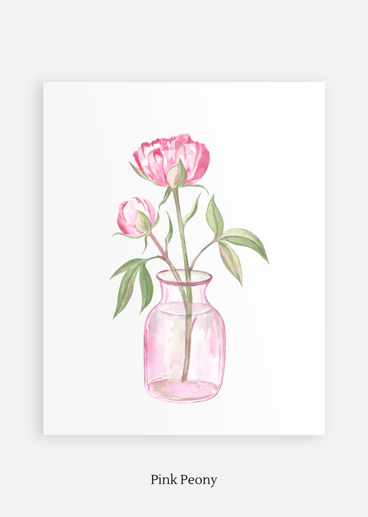 Flower Nursery Art Print Set of 6