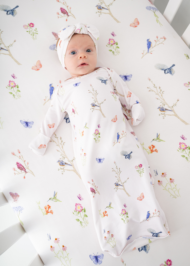 Willow Garden Bamboo Newborn Gown