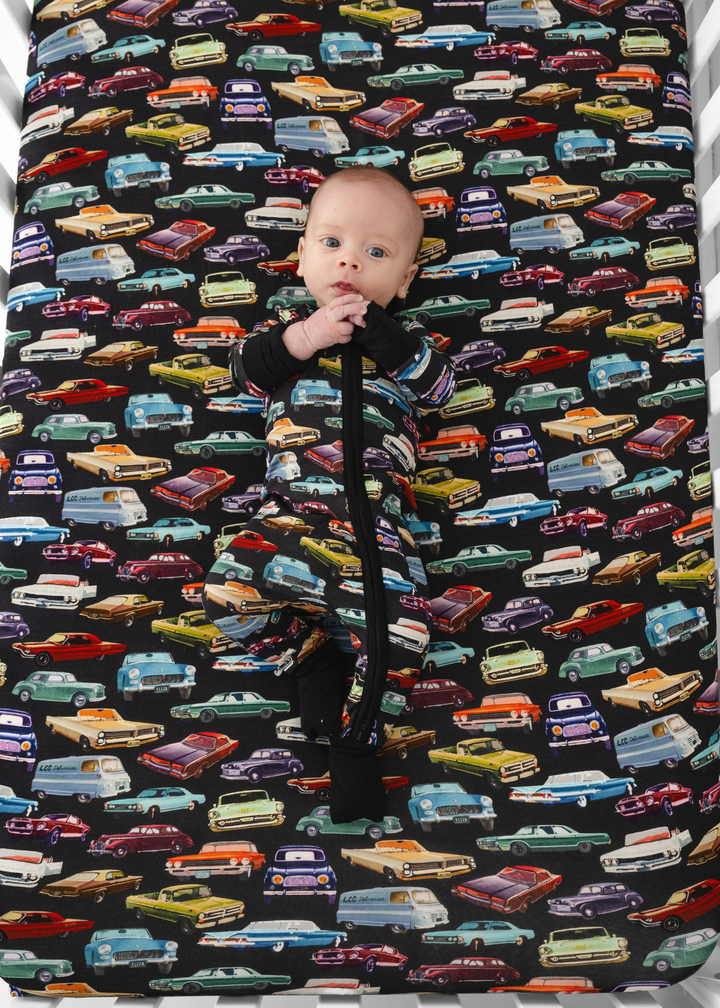 Vintage Cars Baby Bamboo Sleeper