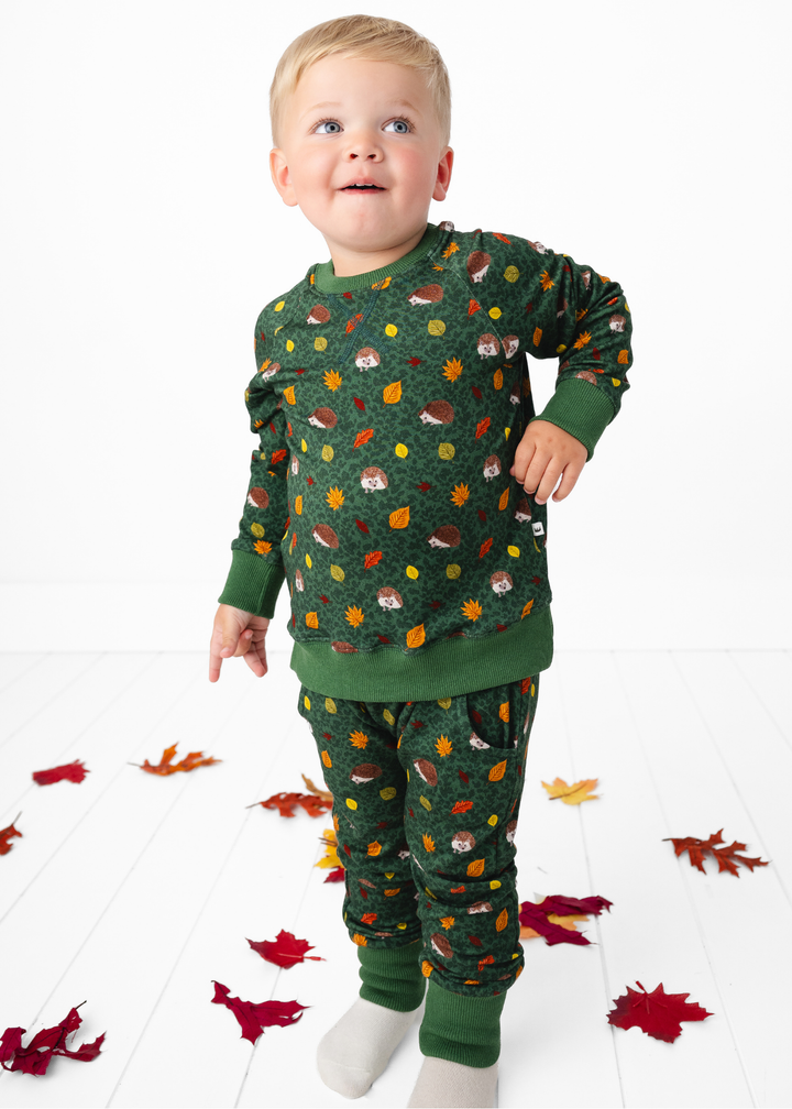 Hedgehogs Bamboo Kids Jogger Set