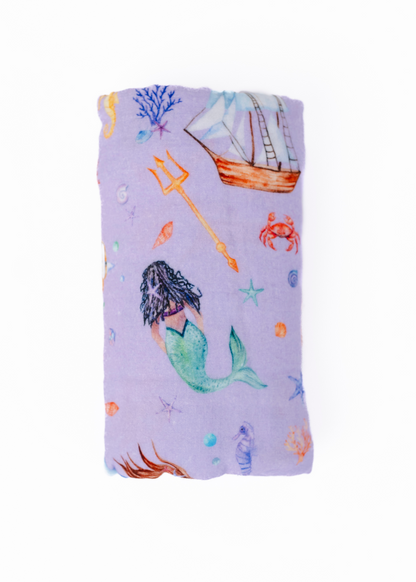 Mermaids Swaddle Blanket