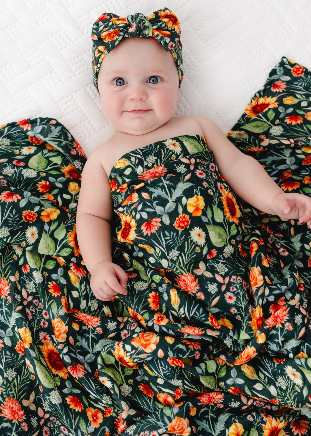 Flower Fields Swaddle Blanket