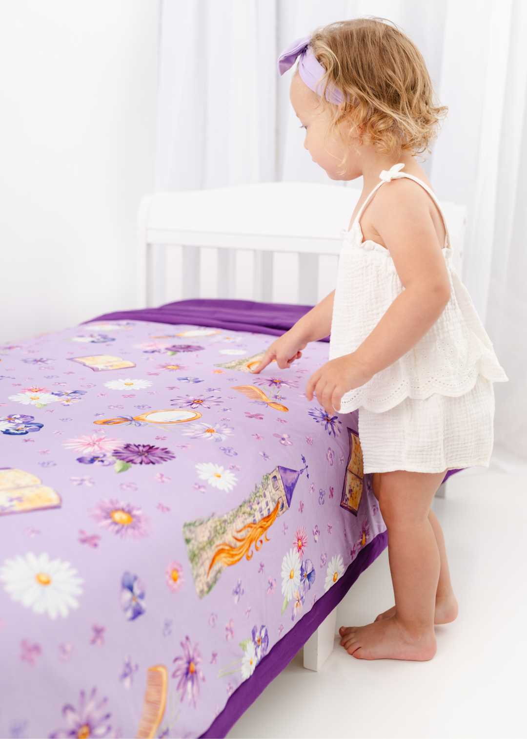 Rapunzel Large Quilted Bamboo Blanket