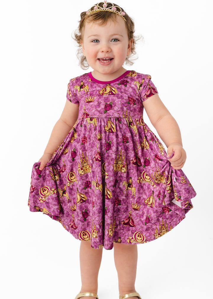 Royal Stained Glass Twirl Dress