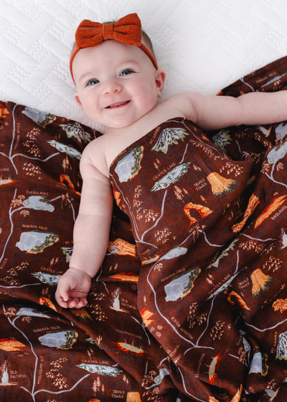 Roadtrip Swaddle Blanket