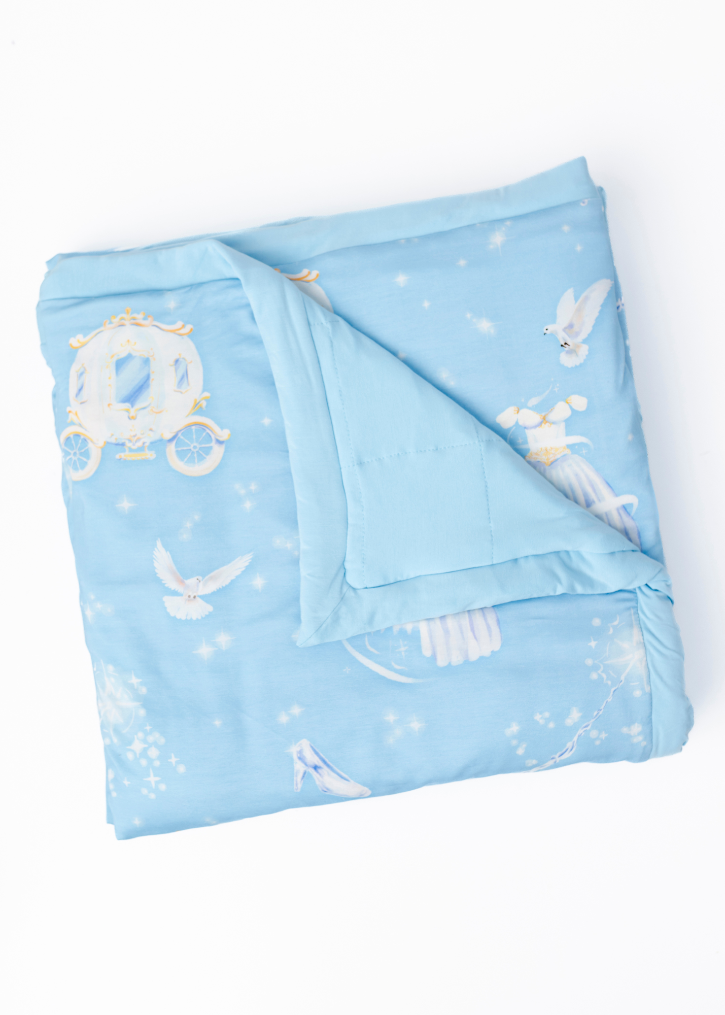 Cinderella Large Quilted Bamboo Blanket
