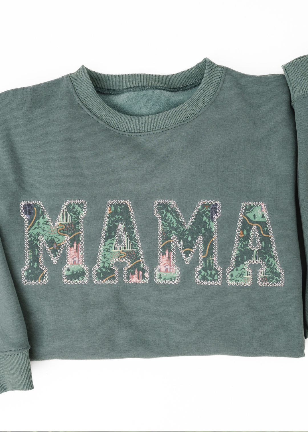 MAMA Crewneck Sweatshirt - Emerald City