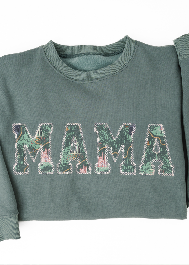 MAMA Crewneck Sweatshirt - Emerald City