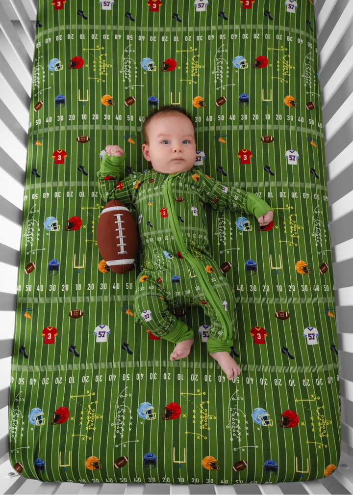 Football Field Bamboo Zippered Sleeper