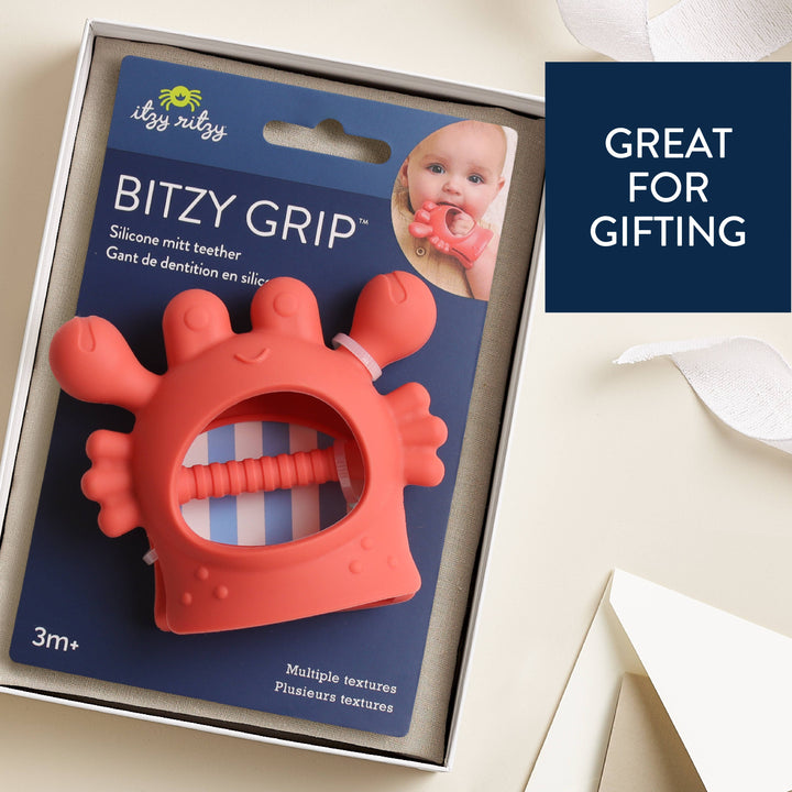 Crab Bitzy Grip™ Teething Toy