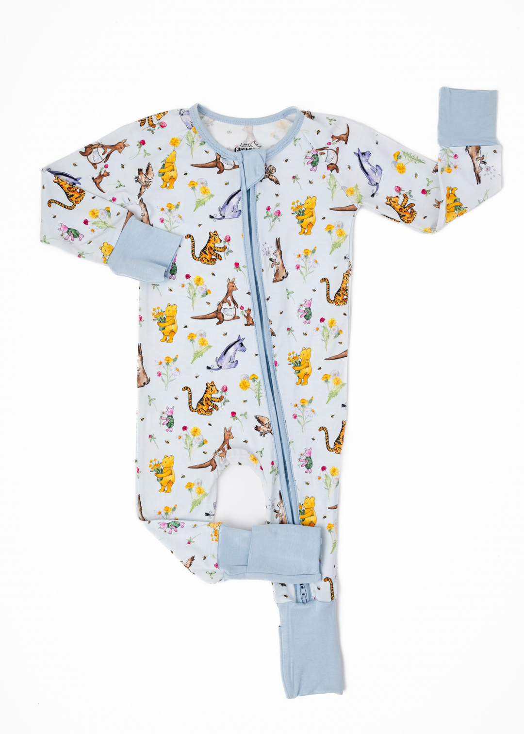 Winnie-the-Pooh in Bloom Bamboo Zippered Sleeper